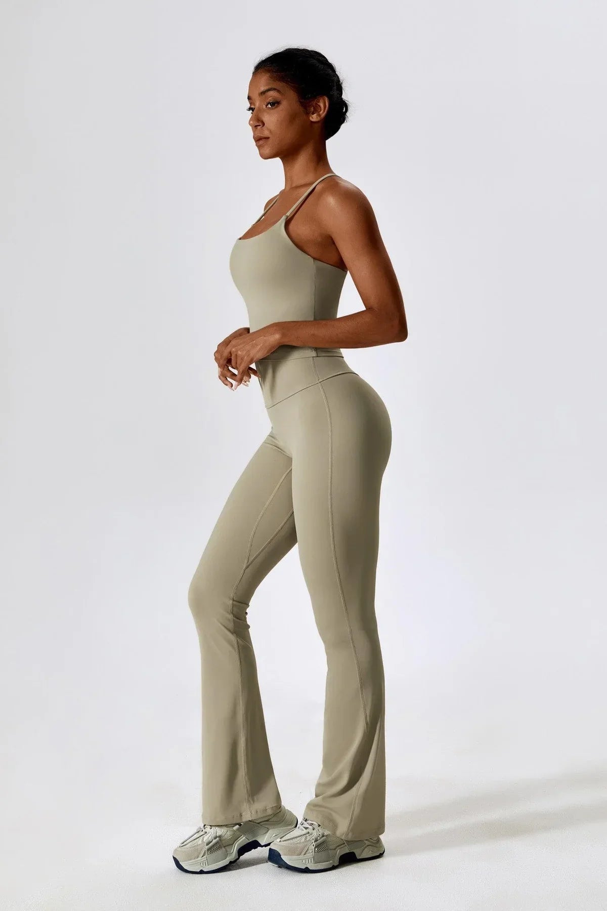 Daphne Flare Leggings - Butter Yellow