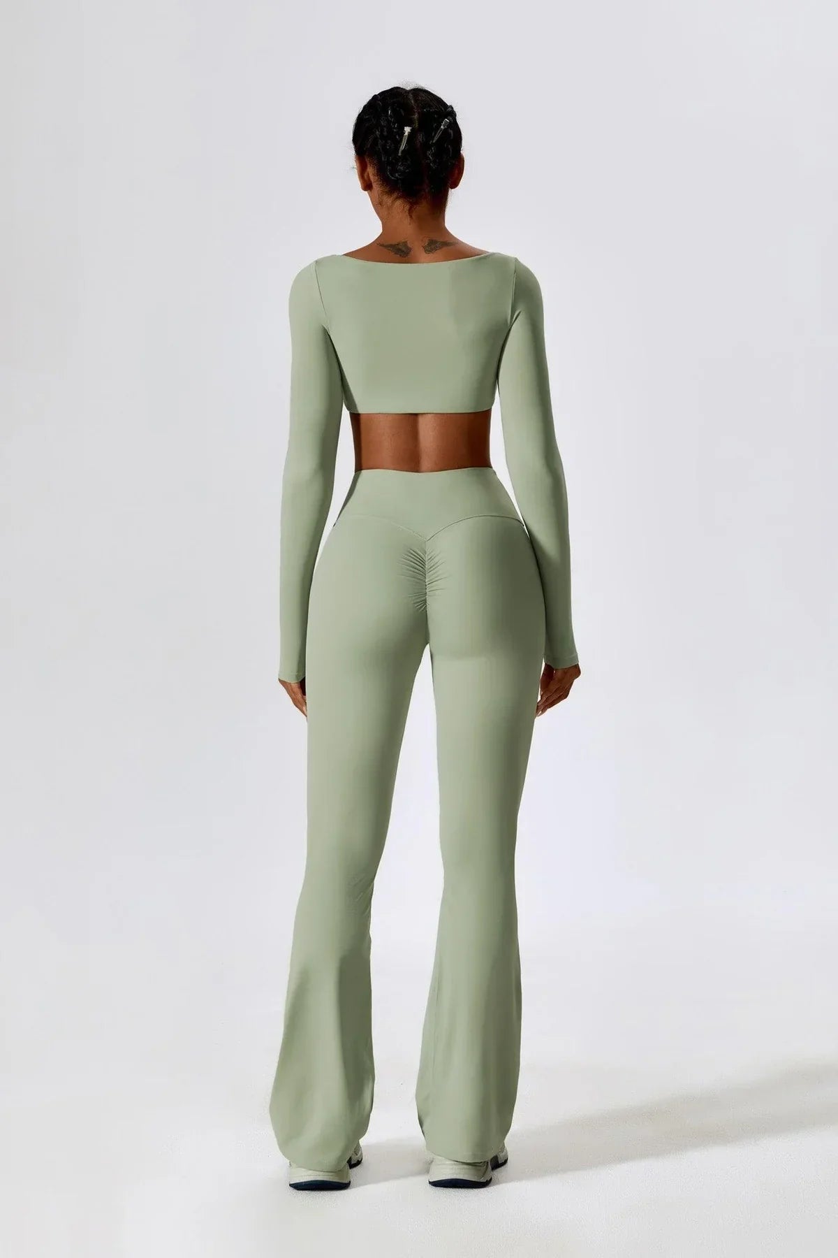 Daphne Flare Leggings - Butter Yellow
