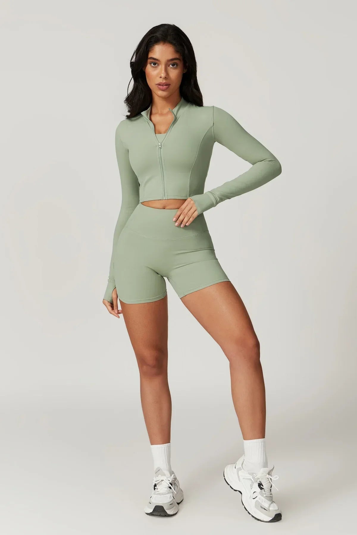 Hanna Fit Jacket - Light Olive