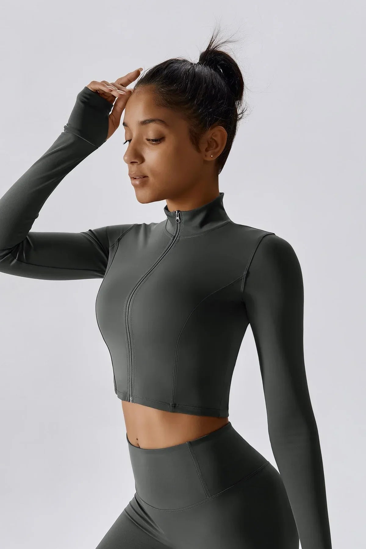 Hanna Fit Jacket - Light Olive