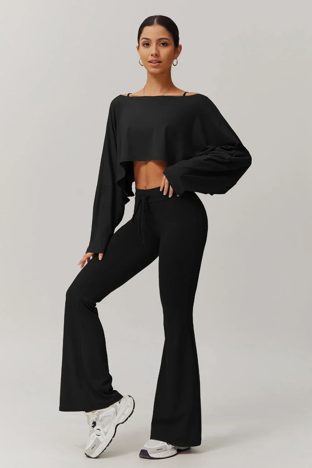 Anna Long Sleeve Top - Blue Bic