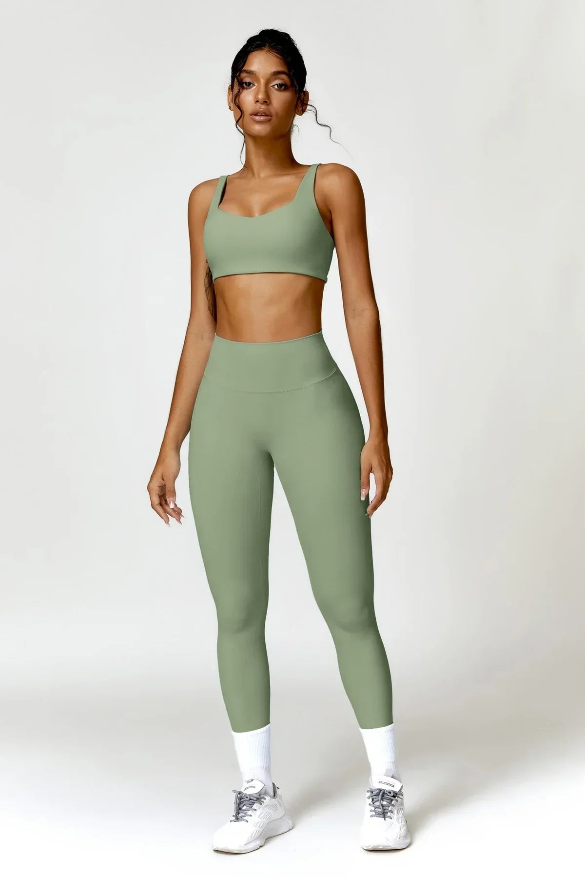 Hanna Leggings - Light Olive