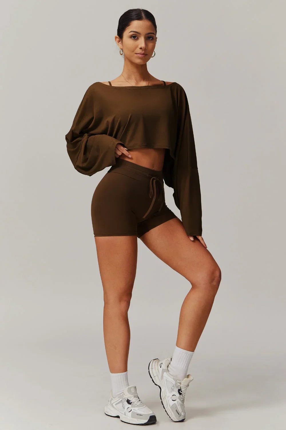 Anna Long Sleeve Top - Blue Bic